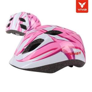 비바 18 아동 헬멧 (핑크) 자전거 인라인 보호대