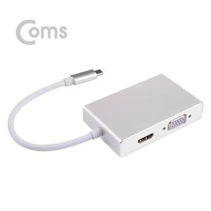 Coms USB 3.1 C타입컨버터4 in 1 4k 지원